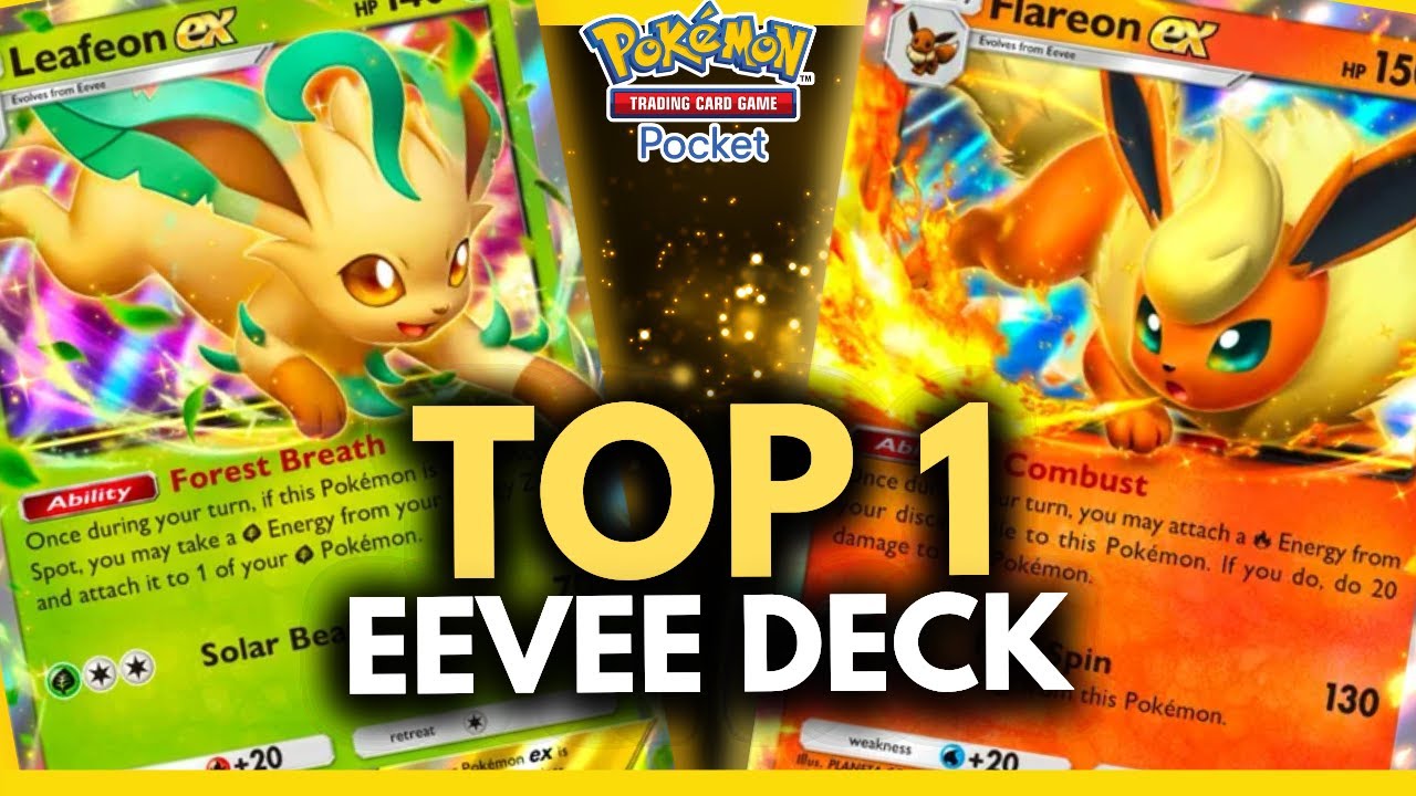 EVERYONE IN TOP 50 MASTERS IS USING THIS! New SYLVEON, LEAFEON & FLAREON DECK | Pokemon TCG Pocket