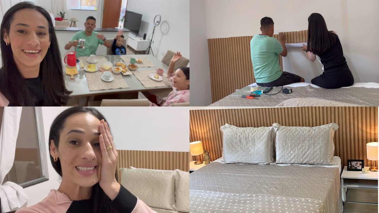 Transformei meu quarto gastando pouco | Deveria ter feito antes | Ficou incrível 😍 - Léia Veloso