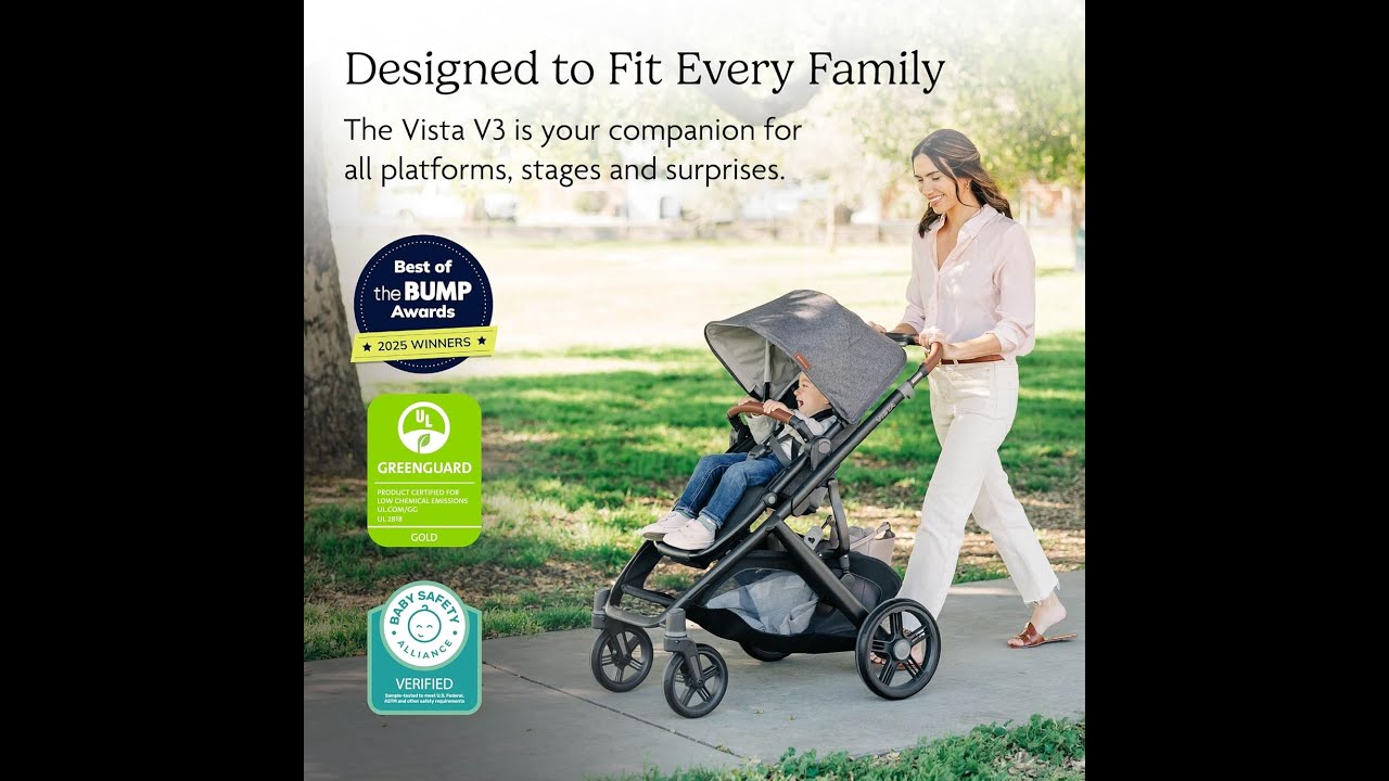 UPPAbaby Vista V3 Stroller Review—Full-Size Single-to-Double Premium Stroller | Greyson Edition