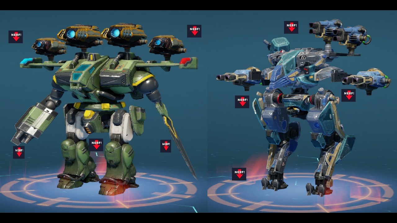 Sword Unit-190 And Rex With Elox, Murix Nerfs Are Live! How Bad Are They? [ War Robots ]