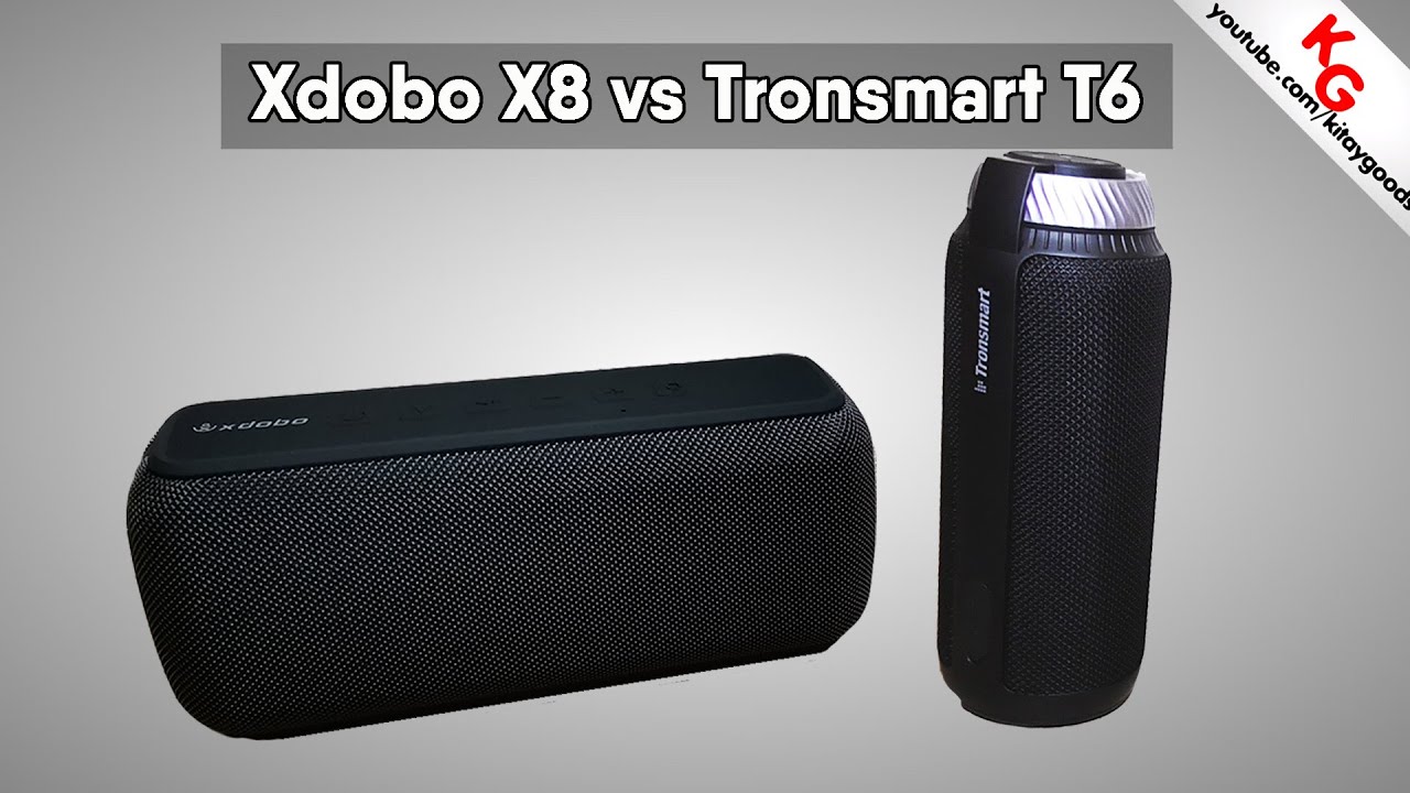 🔊 Xdobo X8 vs Tronsmart T6. Сравнение Bluetooth колонок Tronsmart и Xdobo.