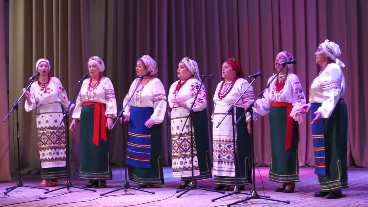 Українська народна пісня Туман яром долиною.Народний ансамбль української пісні Червона калина.