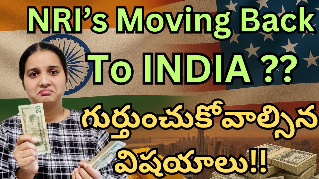 NRIs move back to India how life will hit??||#namasteyamericateluguvlogs 