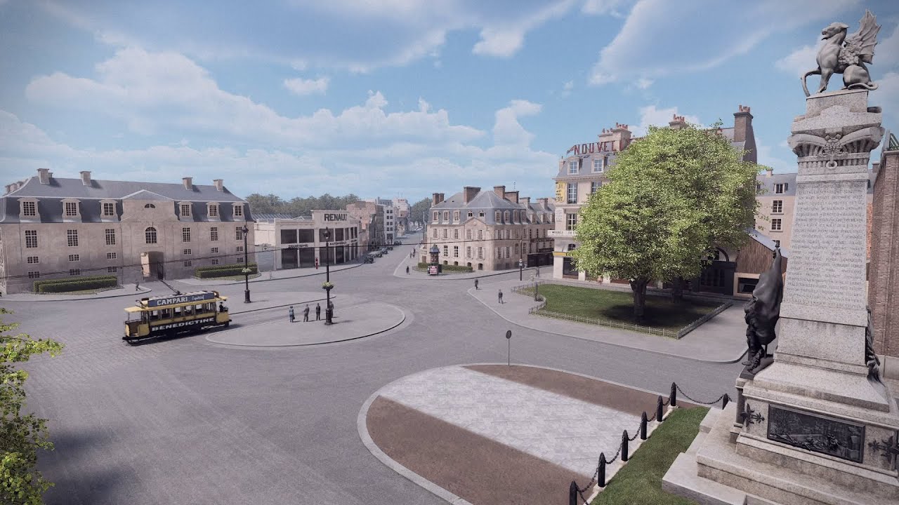 Caen 1936 - Place du 36e RI