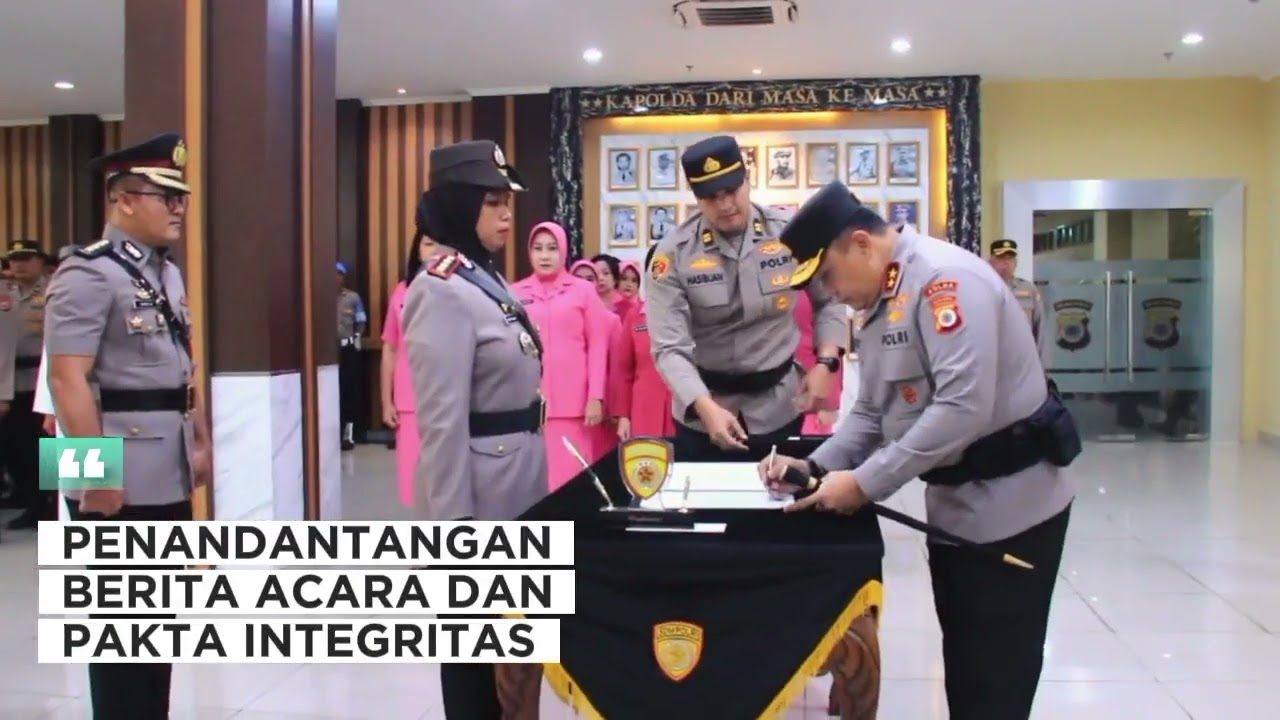 Kapolda Maluku Pimpin Upacara Sertijab Pejabat Utama dan Kapolres di Polda Maluku
