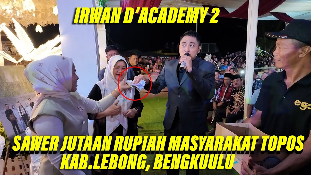PECAH !! IRWAN D'ACADEMY 2 TAMPIL DI RESEPSI PERNIKAHAN BANG EGO - TRASENSA MUSIK CURUP BENGKULU