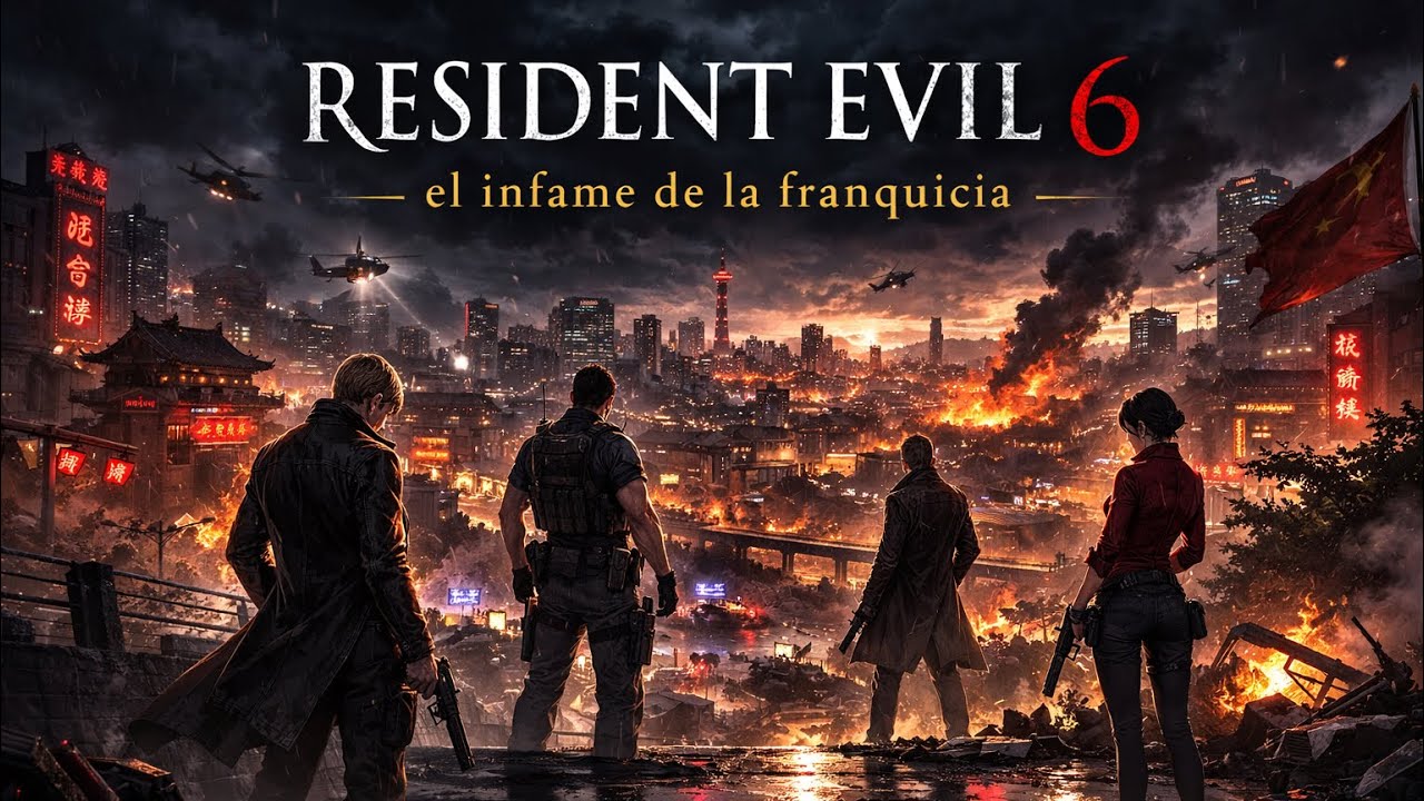 RESIDENT EVIL 6 - EL INFAME DE LA SAGA? - desarrollo & más - la central del videojuego 🎮 