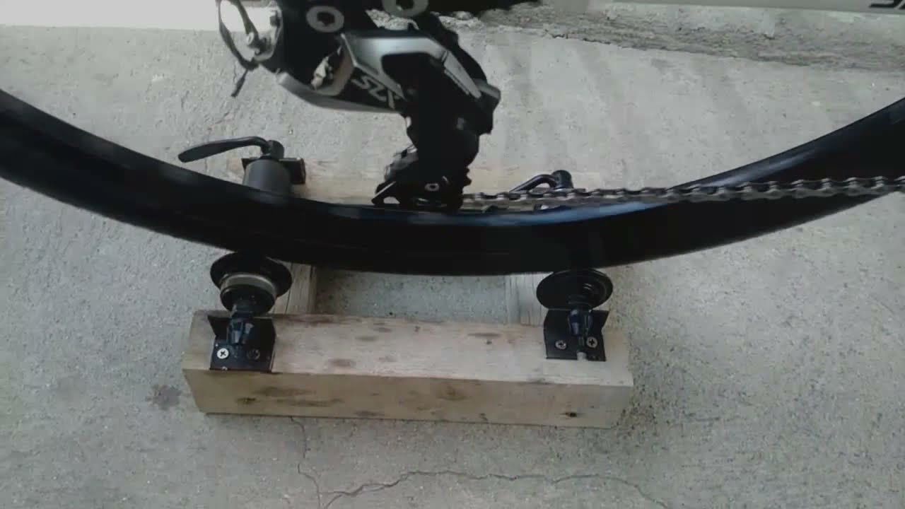 Cycling in Pampanga : DIY bike roller using old bike hubs