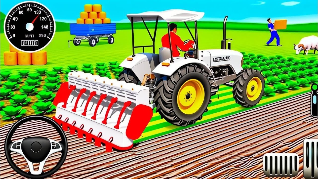 🚜 Insane Tractor Driving Skills! Real Farming Simulator 3D – Android Gameplay