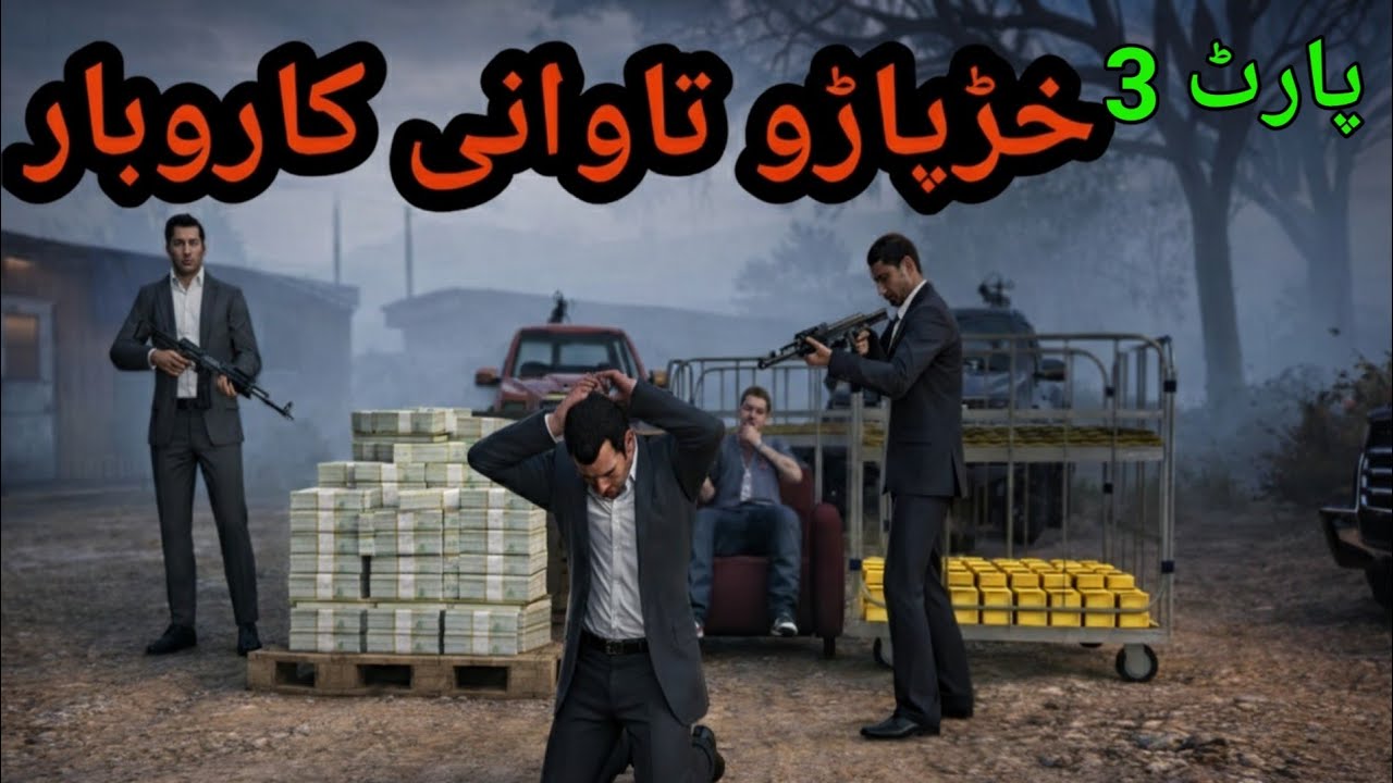 Da Kharafaro tawani karobar Part 3 ||GTA 5 poshto || by Pashto Gamer 