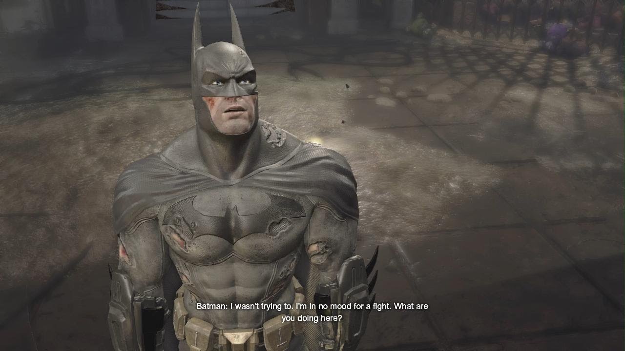 Batman: Return to Arkham - Batman Talking  to Bane (Alternative Dialogue )