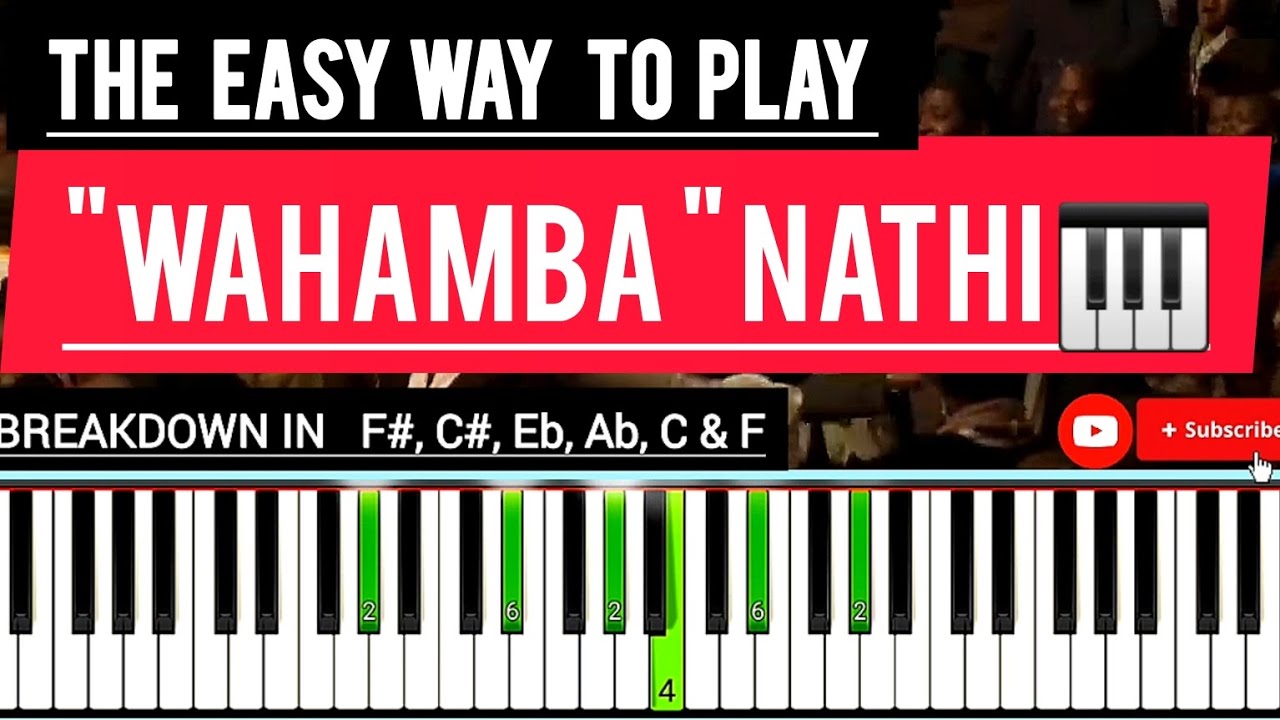 How to Play , Wahamba Nathi || Easy Gospel Chords ||