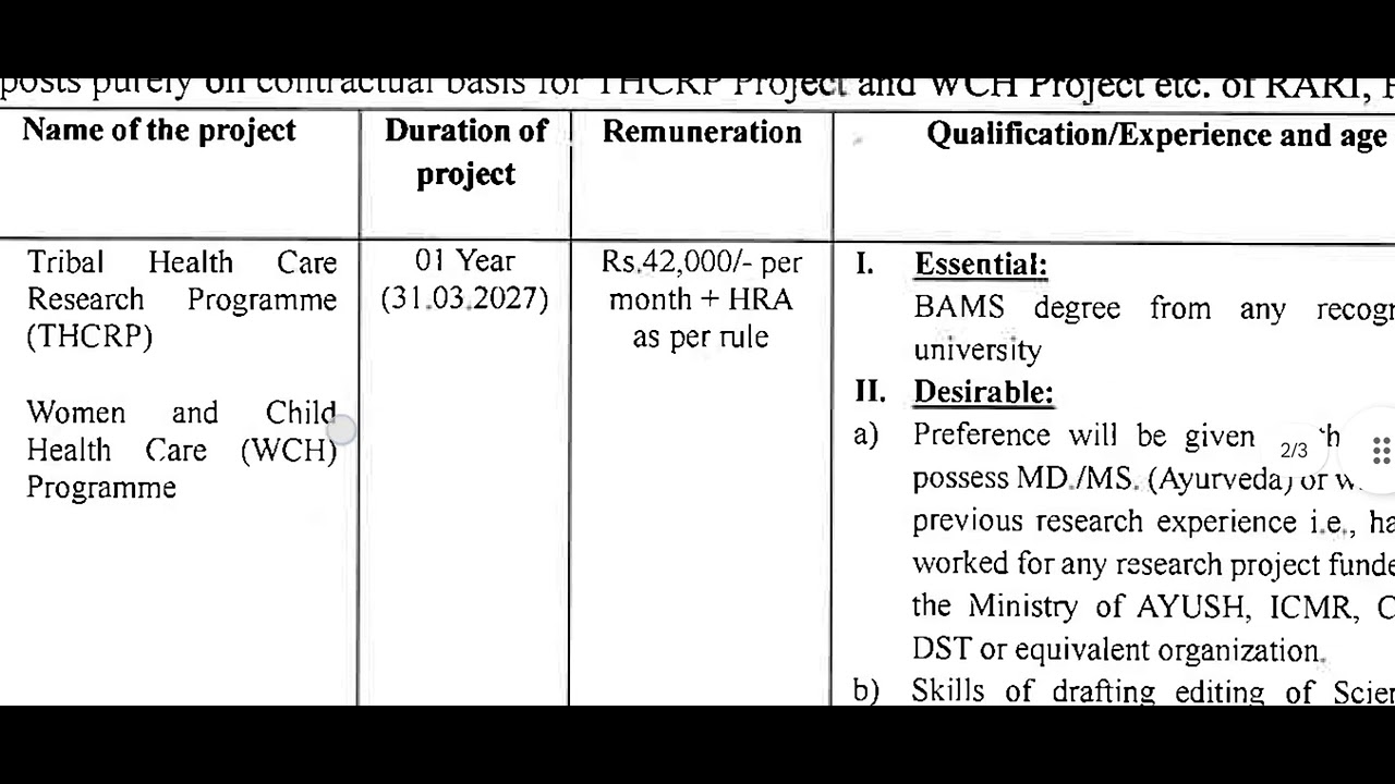 CCRAS Recruitment 2026 | RARI Patna Walk-in Interview 26/03 | Ayurveda SRF Vacancy | Salary 50K+