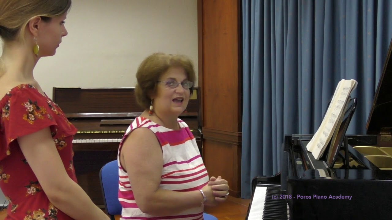 Poros Piano Academy 2018 - Schumann Master Class - Lilia Boyadjieva