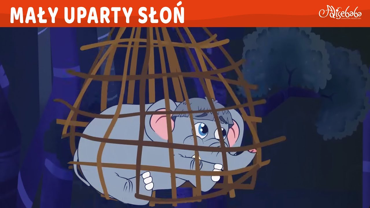 Mały uparty słoń ✨🐘 Bajki po Polsku | Bajka i opowiadania na Dobranoc | Kresk&oacute;wka