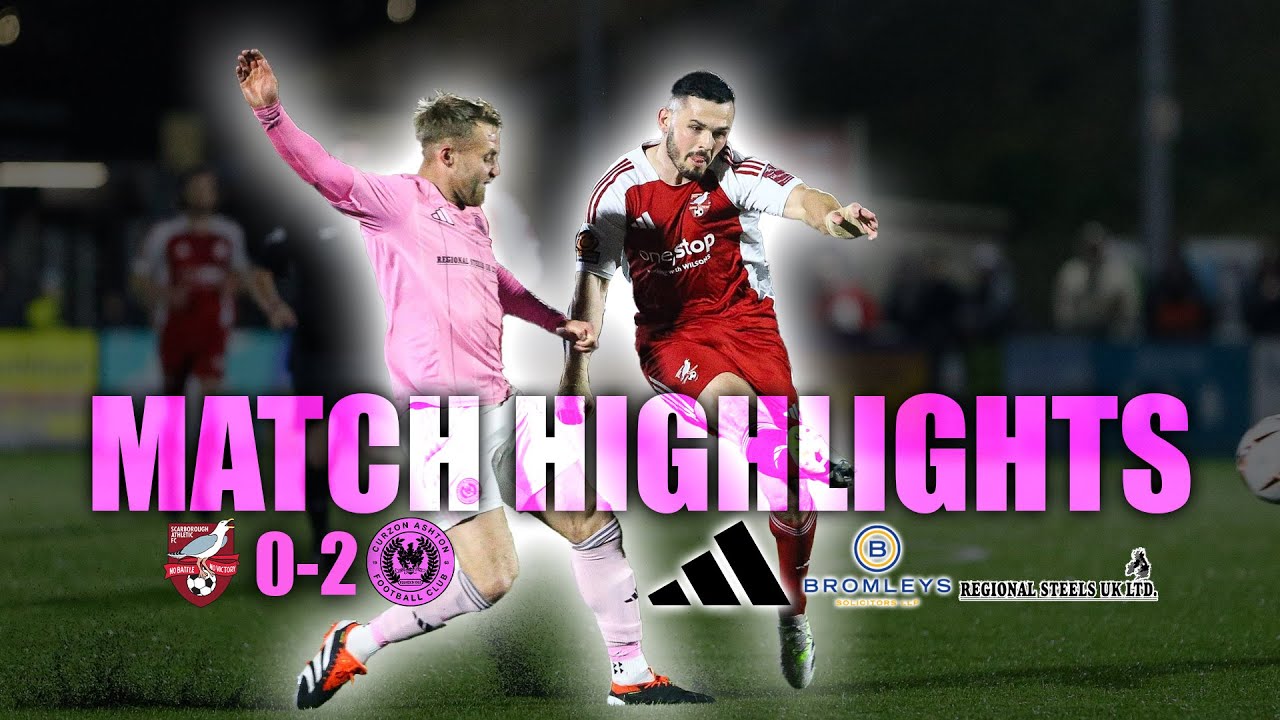 Scarborough Athletic 0-2 Curzon Ashton | Highlights | Vanarama National League North