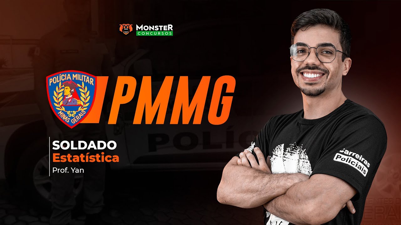 Concurso PM MG Soldado - Estatistica - Aprenda de Uma Vez Por Todas