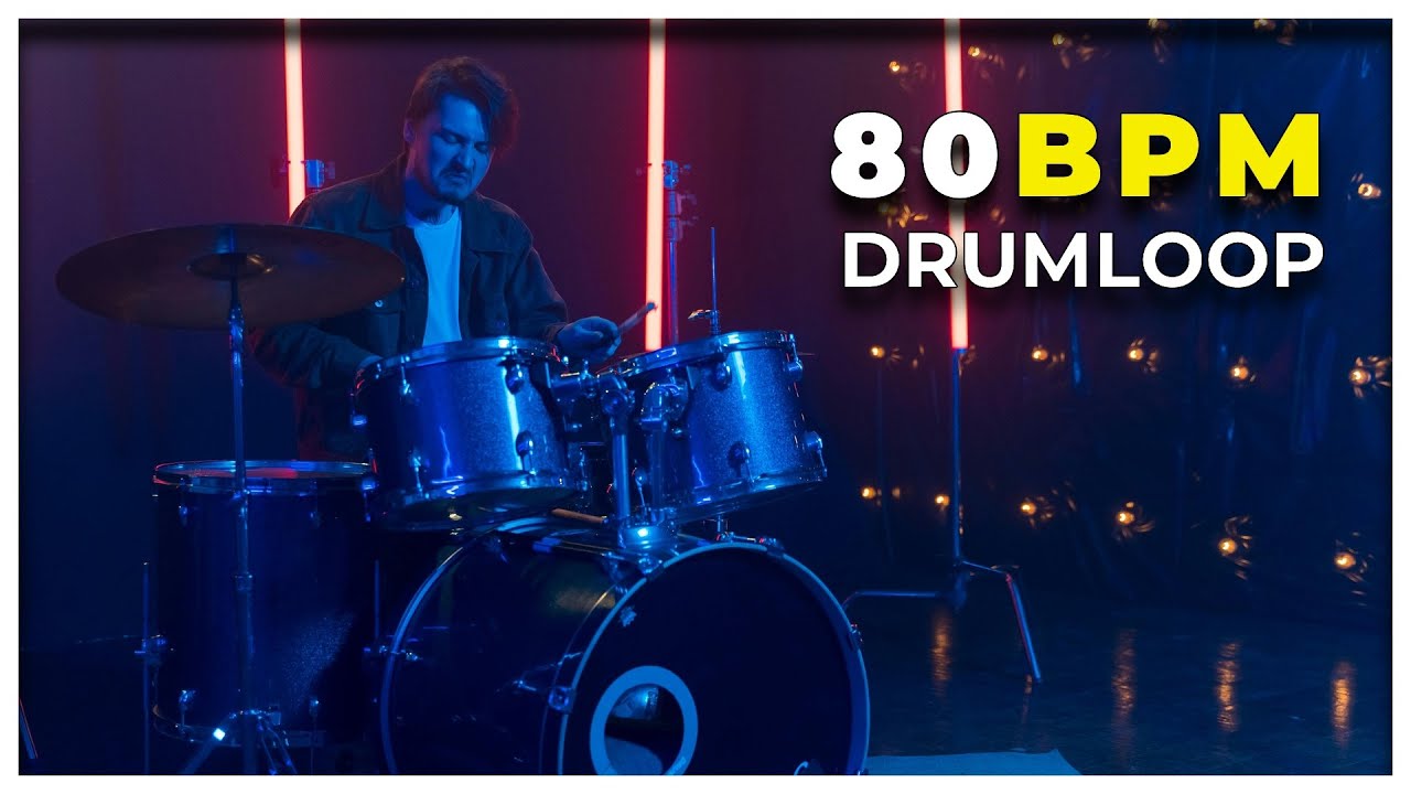 80 BPM DRUMLOOP | Practice Any Instrument | Drum Track