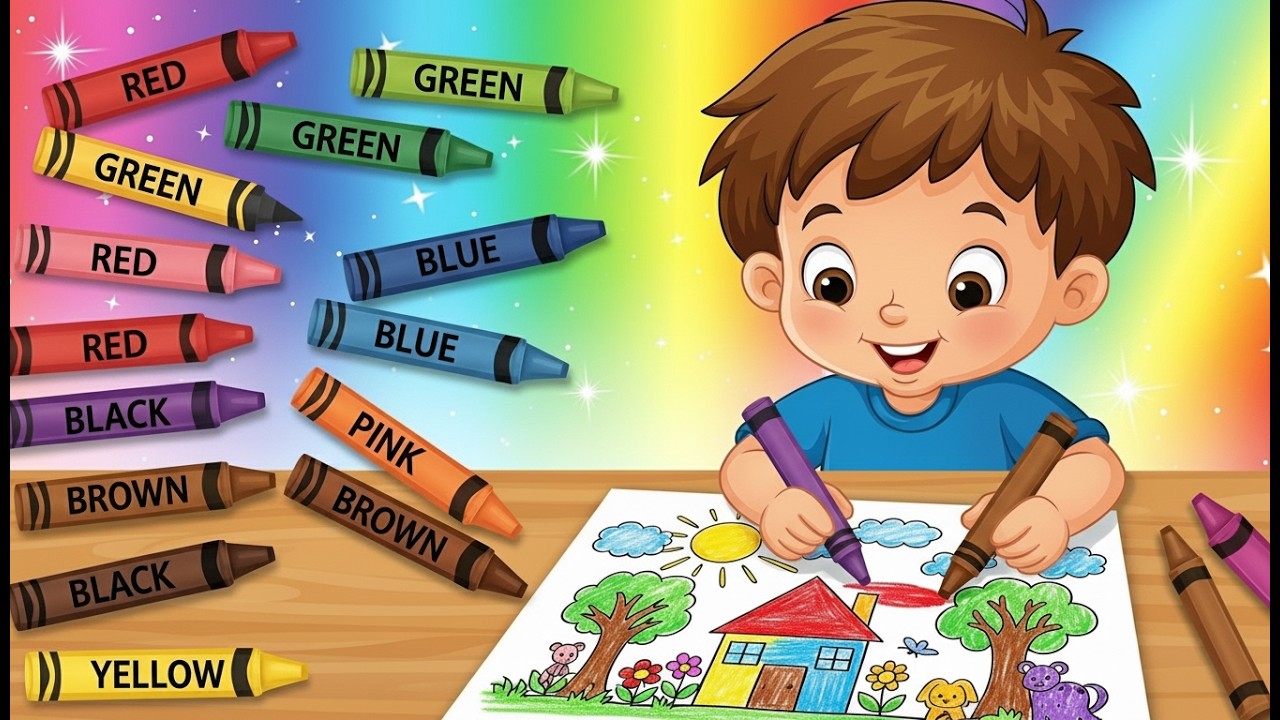 Learn Colors Name - Nursery Rhymes 🌈