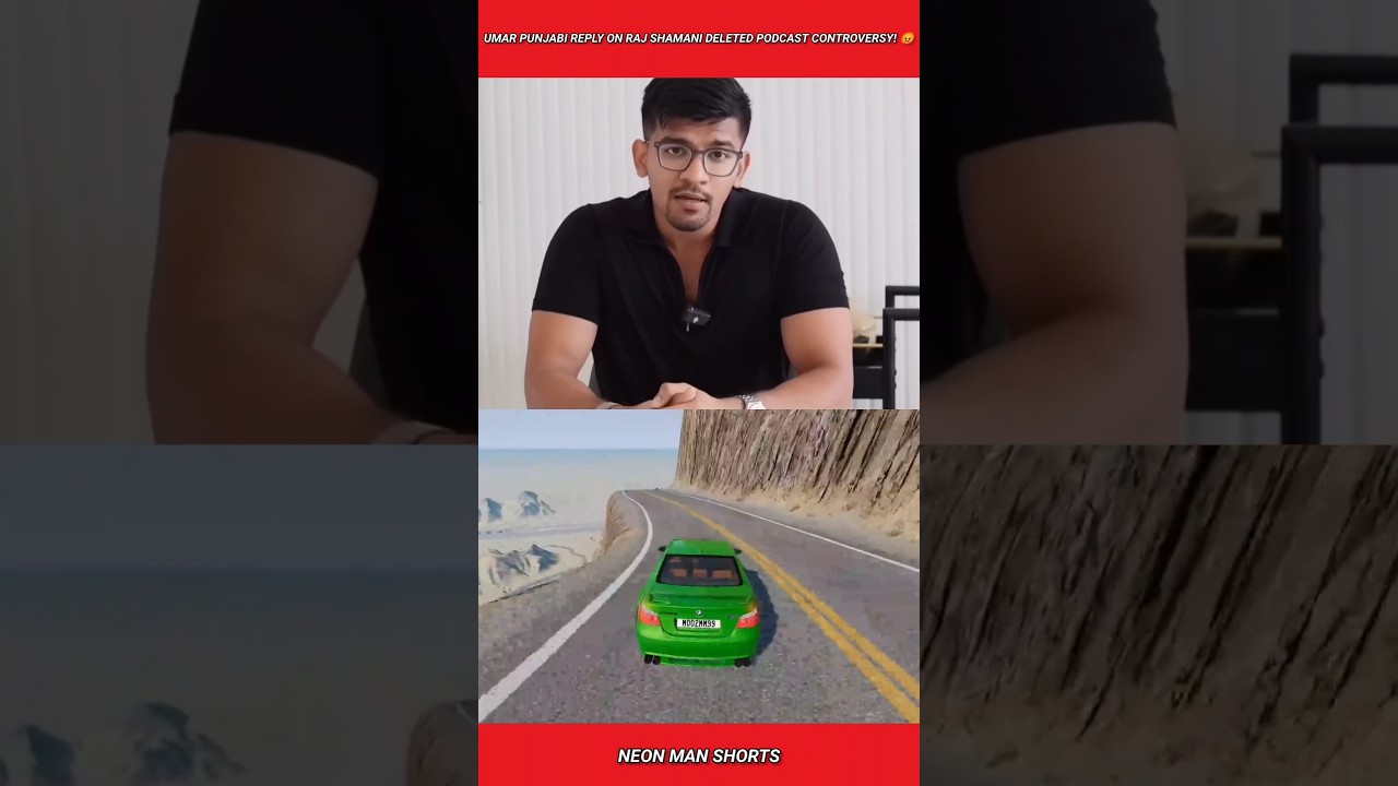 Umar Punjabi Reply on Raj Shamani Deleted Podcast Controversy! 😡 #shorts