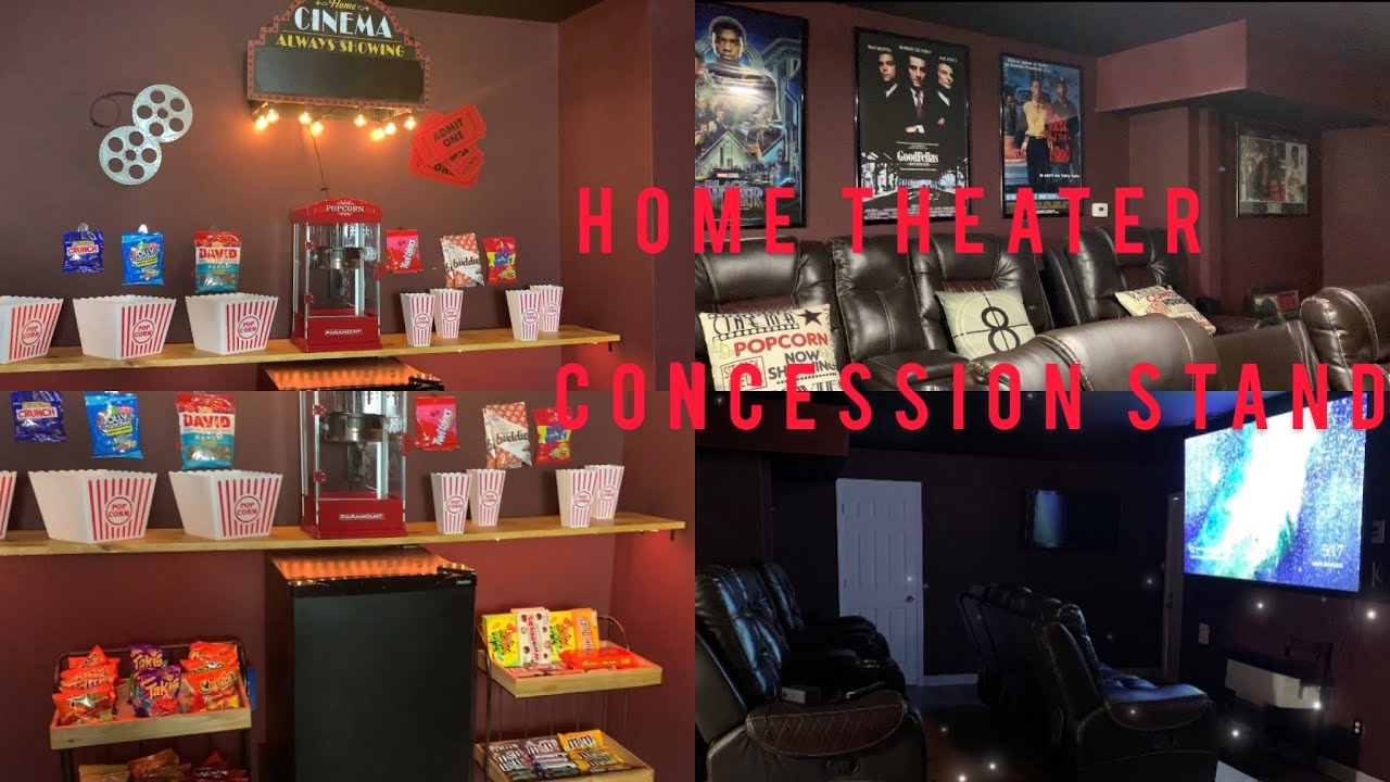 Home Theater Concession stand | DIY