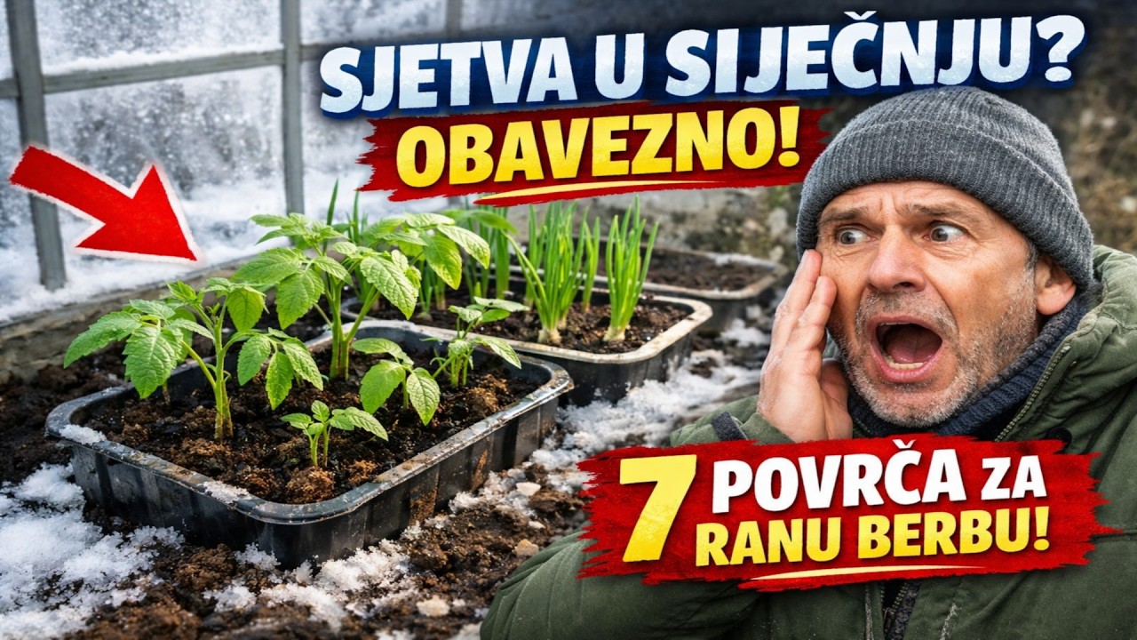Sjetva u Siječnju? OBAVEZNO! Ovih 7 Povrća Vam Jamče Najraniju Berbu!