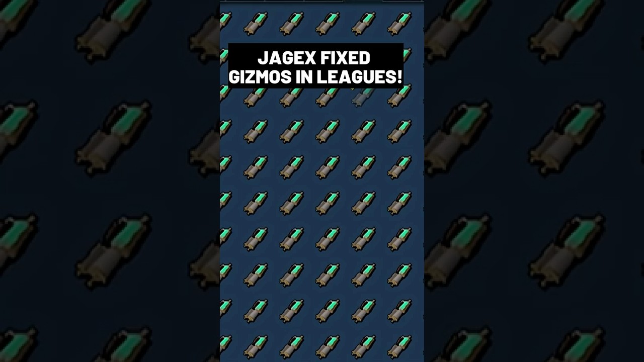 PSA: Jagex FIXED Gizmos In RS3 Leagues!