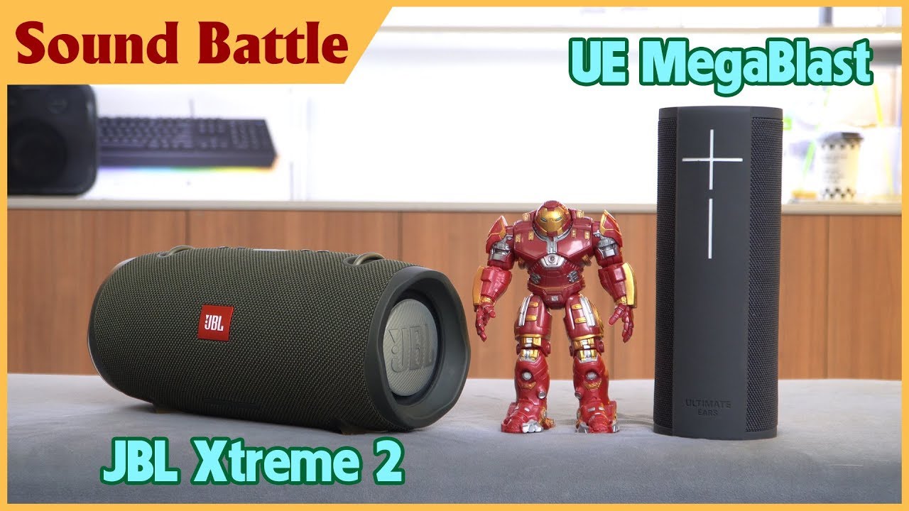 JBL Xtreme 2 vs UE MegaBlast so s&aacute;nh &acirc;m thanh -  SoundBattle