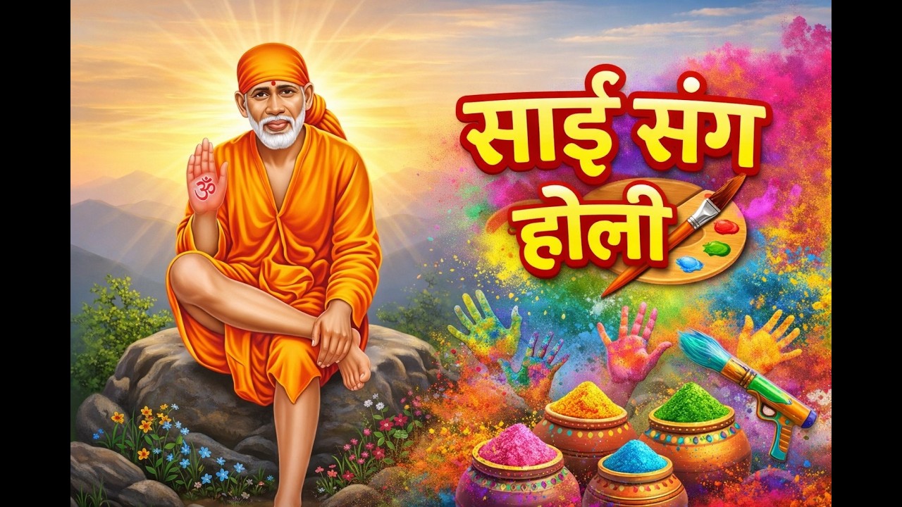 साईं बाबा के संग खेलो होली  | Holi Special Sai Bhajan 2026 | Shirdi Sai Baba Holi Song | Jai Sai Ram