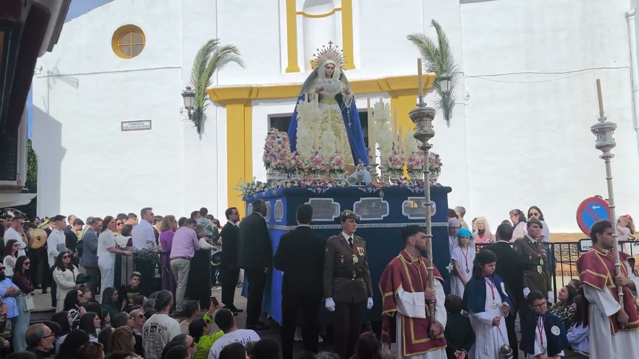 Virgen de nazaret domingo de ramos semana santa en gibraleon 2025