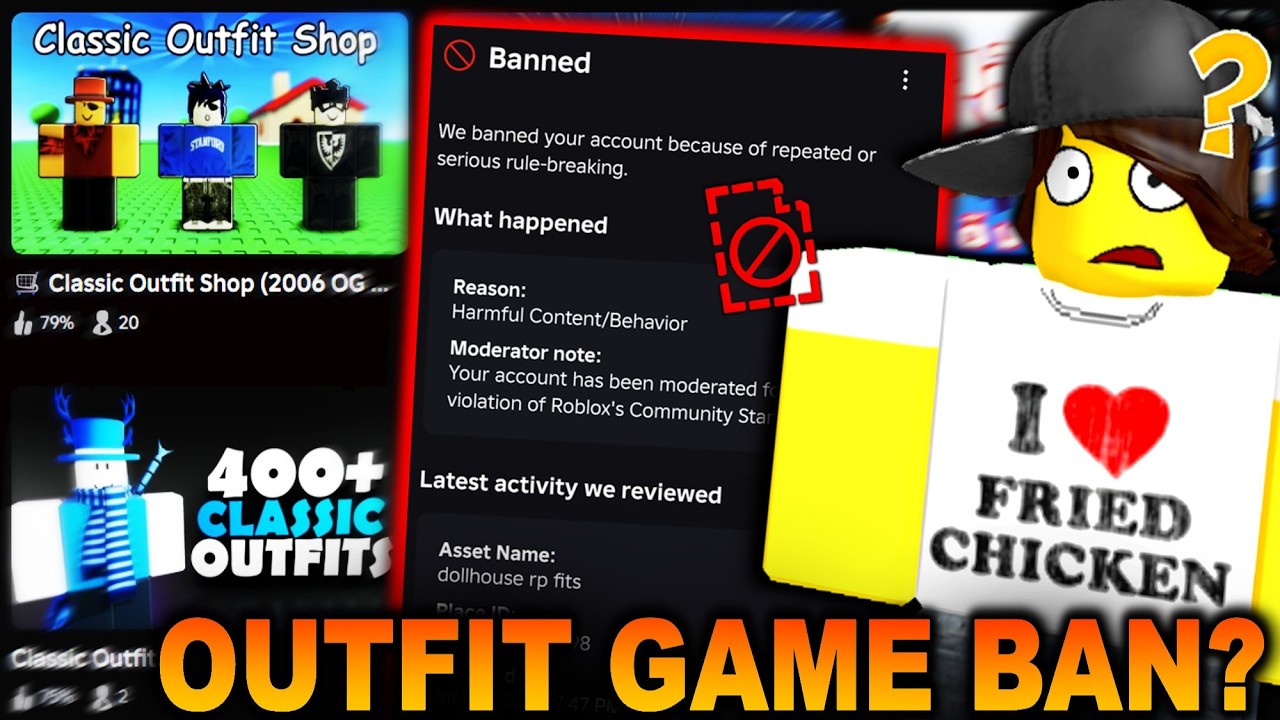 Ключевые слова и теги могут легко привести к бану вашего аккаунта... (ROBLOX)