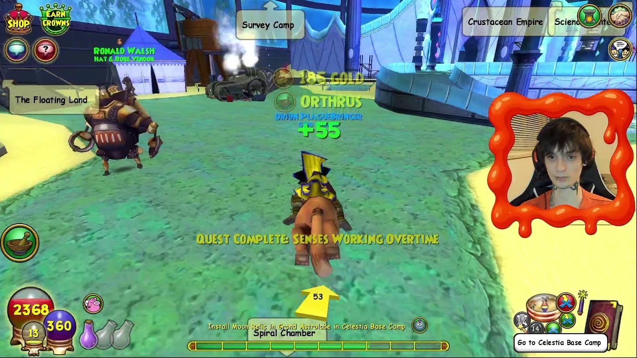 💯WIZARD100%💯Celestia questing! Underwater world is AWESOME