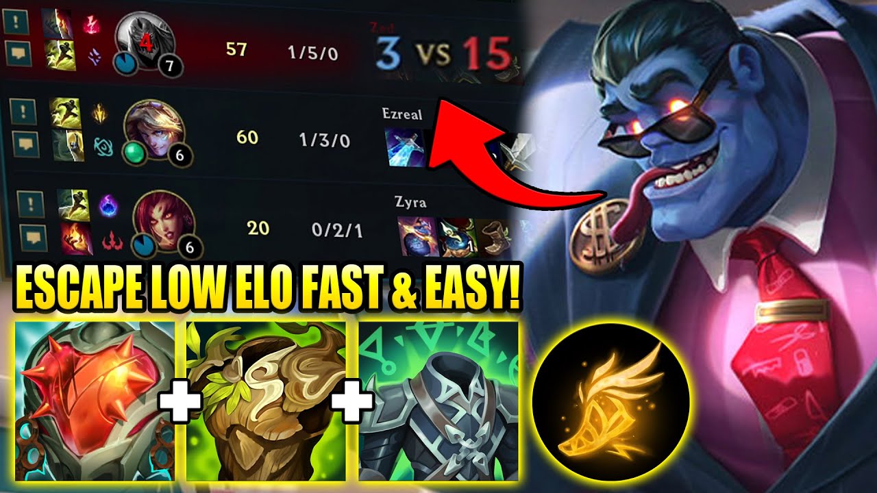 HOW TO PLAY DR. MUNDO JUNGLE & ESCAPE LOW ELO SUPER FAST FOR BEGINNERS! - League of Legends Guide