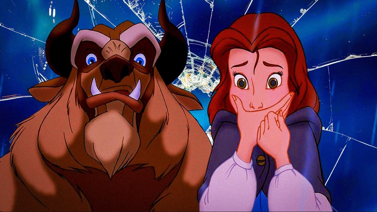 ساحرة بتعمل لعنه علي أمير وسيم وبتحوله لوحش وعشان اللعنة تتكسر لازم بنت جميلة تحبه