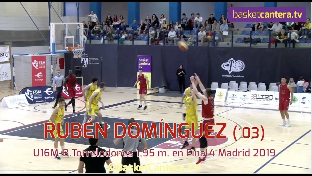 RUBÉN DOMÍNGUEZ (´03) 1,95 m. B.Torrelodones, nuevo jugador de CB Estudiantes (BasketCantera.TV)