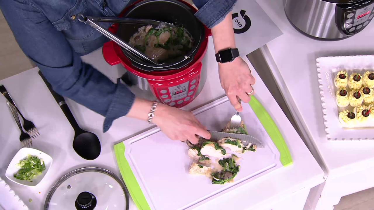 Cook's Essentials 4qt. SS Digital Pressure Cooker w/ Glass Lid on QVC