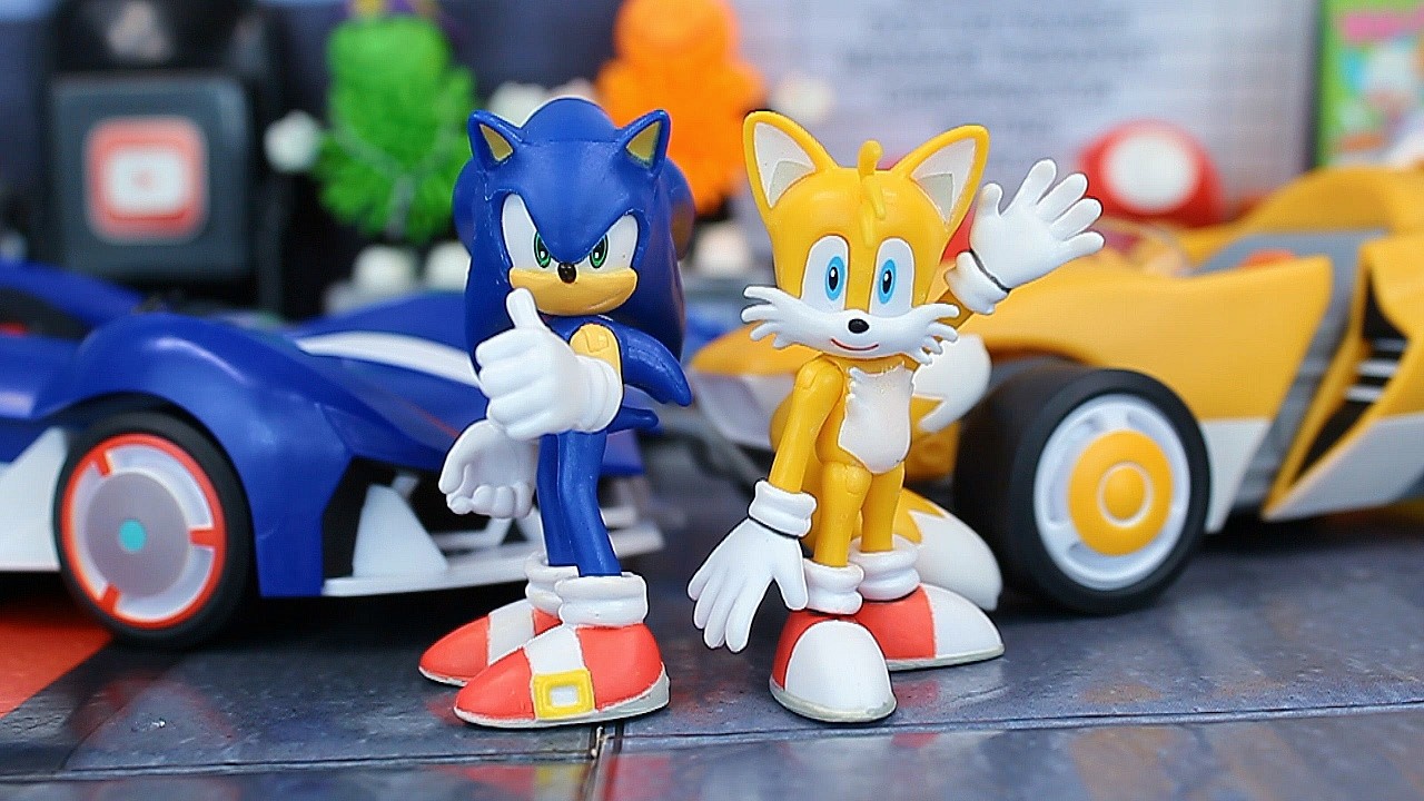 Обзор гоночных машинок Jakks Pacific Sonic & Tails Rev-It Racers размером 2,5 дюйма!