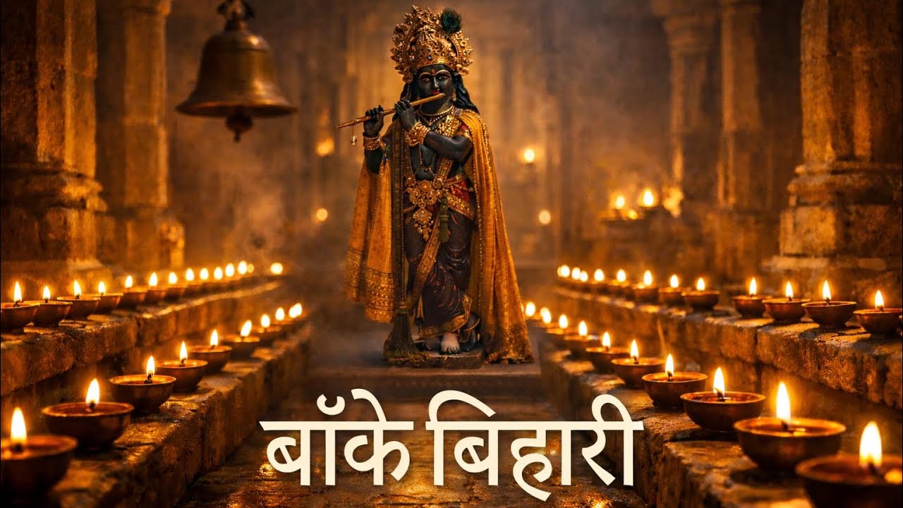 बाँके बिहारी भजन || Strong & Calm Devotional || Temple Vibe|| प्रभु भजन 