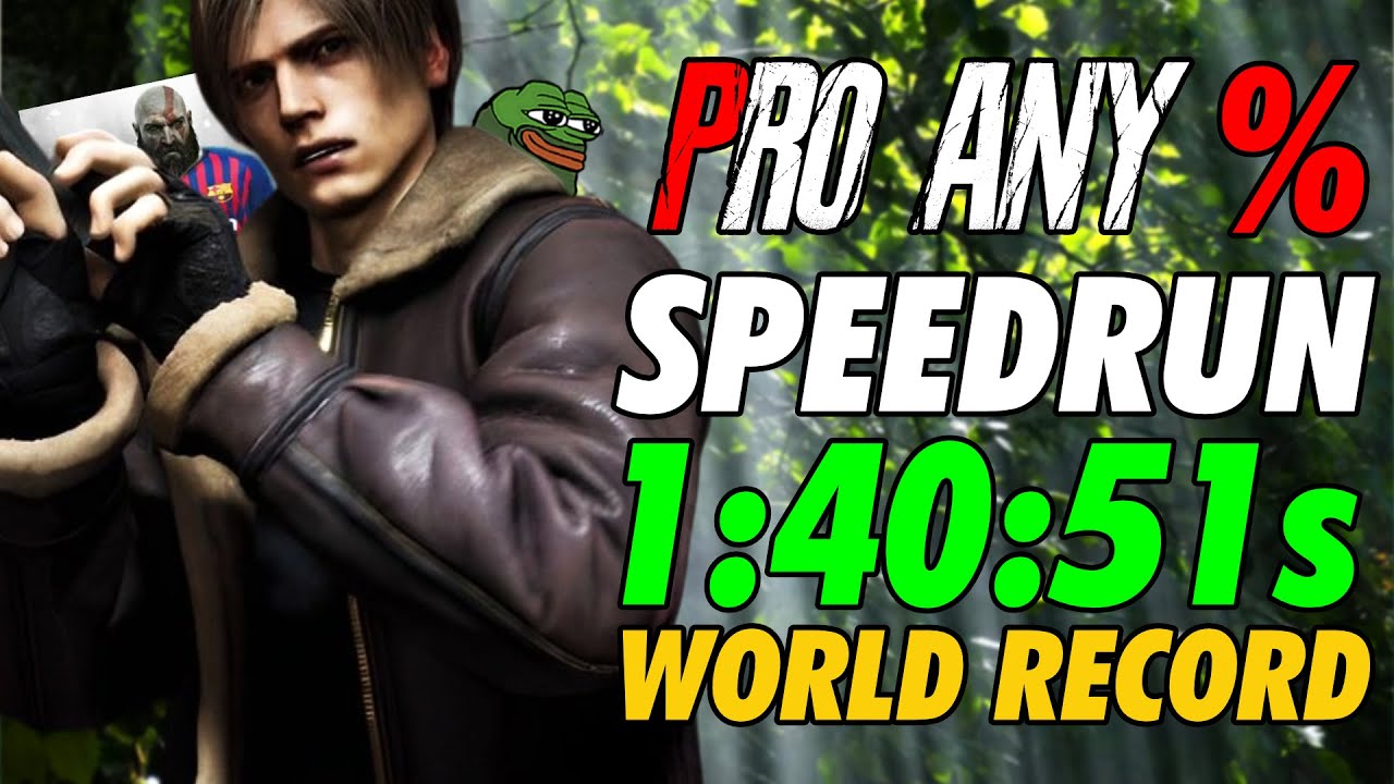(FWR) Resident Evil 4 Remake Any% Professional Speedrun 1:40:51