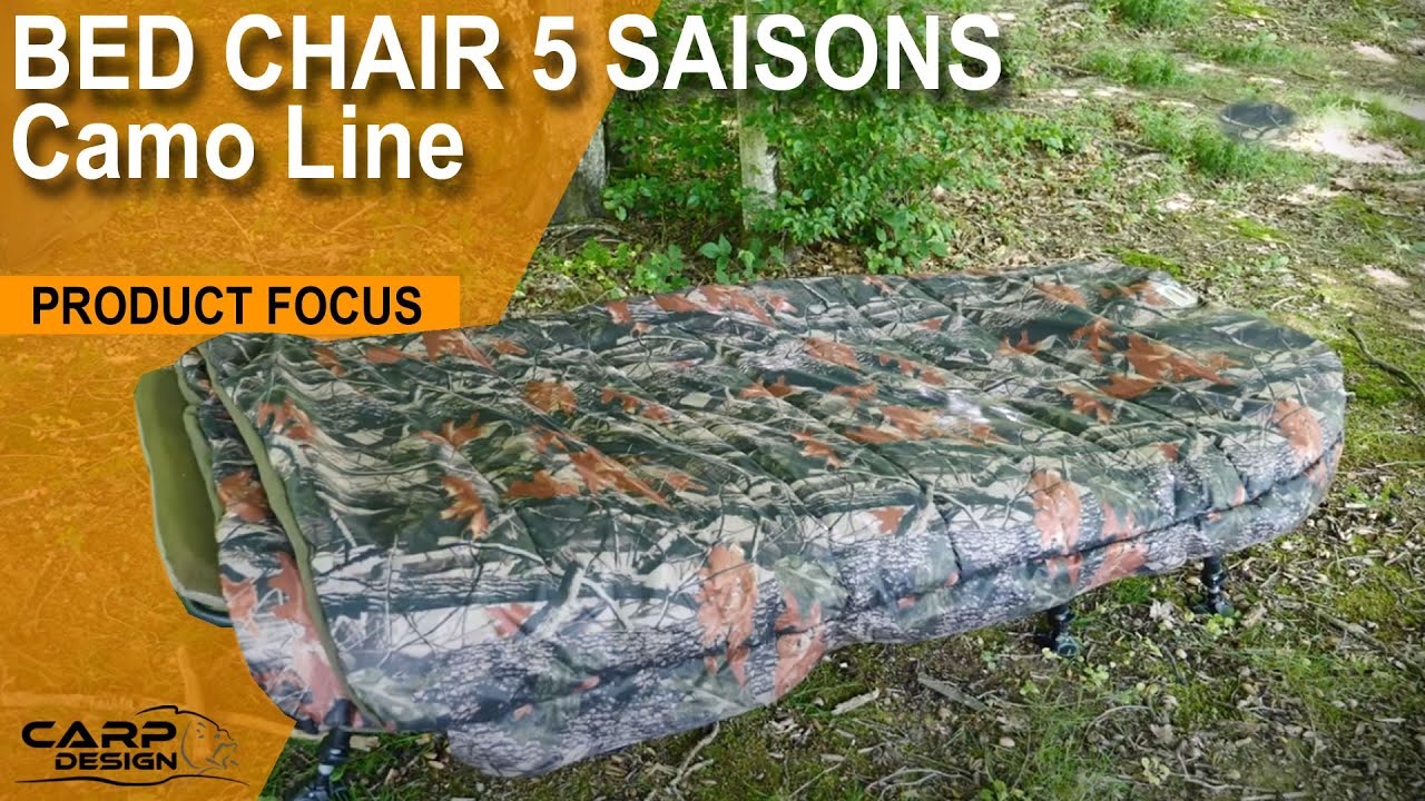 BED CHAIR CarpDesign Camo Line 5 saisons