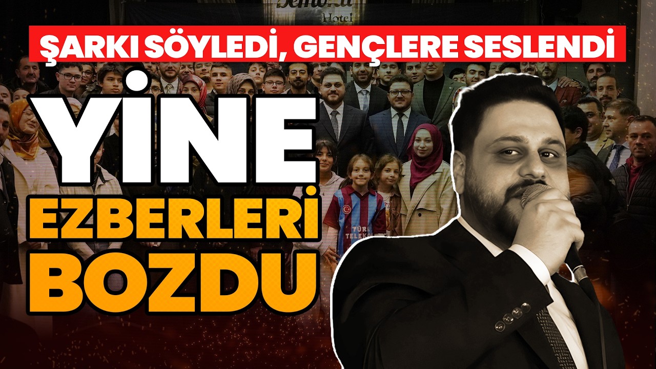 Hüseyin Baş gençlerle şarkı söyledi, Akın Gürlek'e yüklendi!