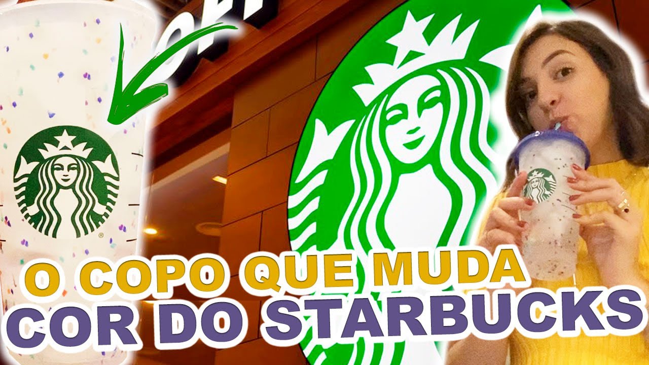 COPO NOVO NO STARBUCKS - CONFETTI CUP - O COPO QUE MUDA DE COR