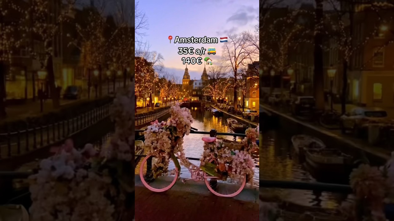 175&euro; bus + h&ocirc;tel AMSTERDAM POUR NO&Euml;L🎅🏻🎄🤩 infos sur lnsta @naholidays #bonplanvoyage #amsterdam