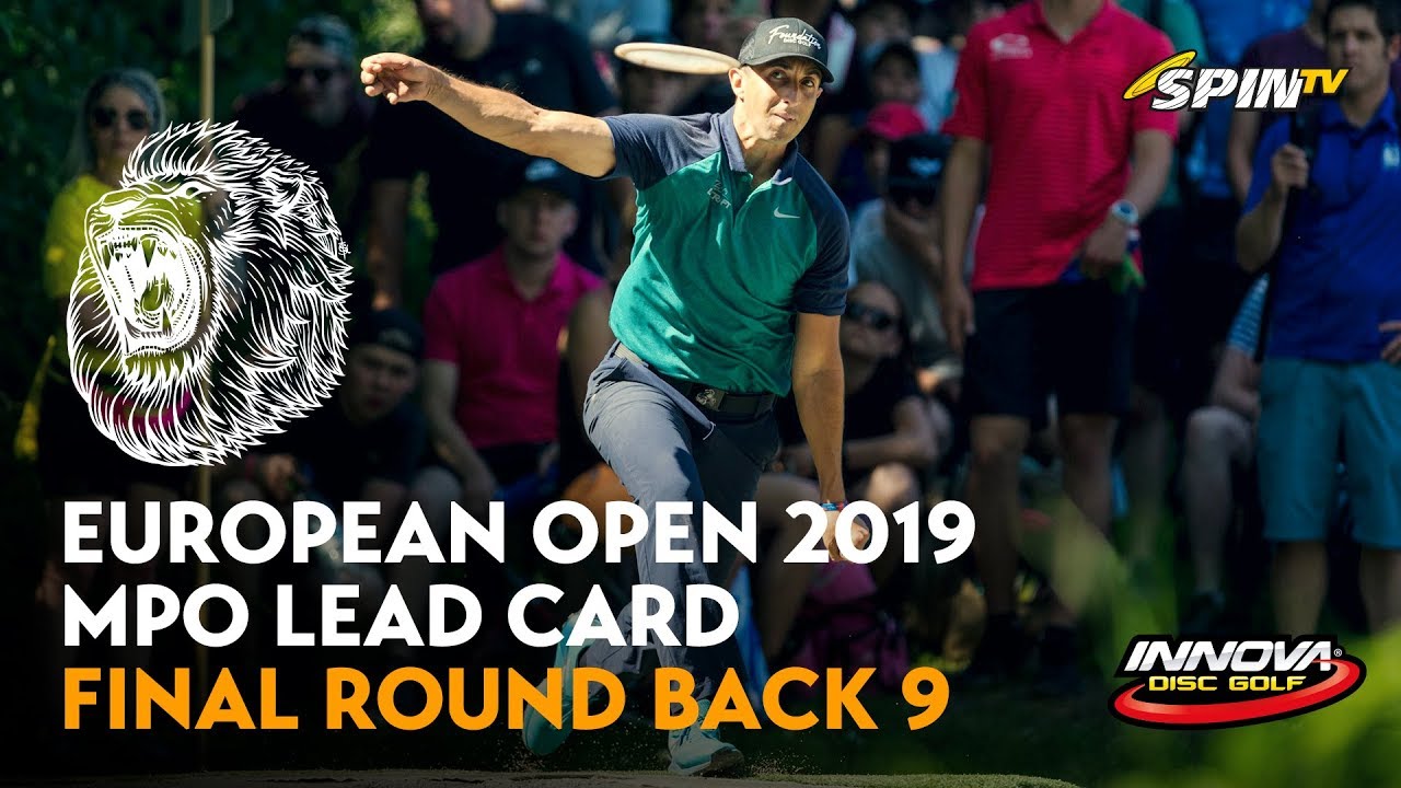 European Open 2019 MPO Lead Card Final Round Back 9 (Wysocki, McMahon, McBeth, Tamm)