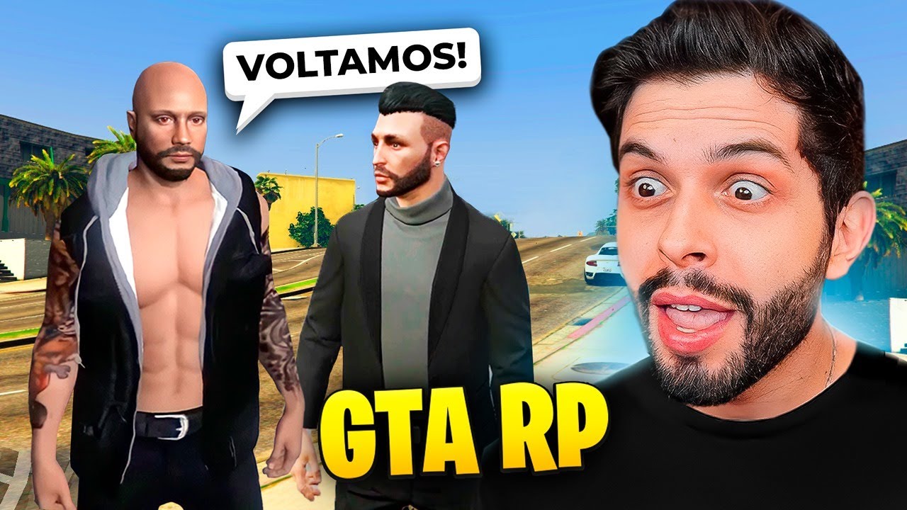 NOVA CIDADE!! VOLTEI PRO GTA RP!!