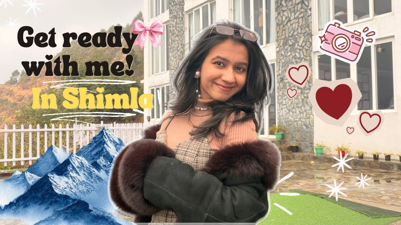 GRWM in Shimla 🌨️🤍 | Cozy Winter Fashion & Travel Vibes | 💄 Makeup + Fashion Focus + Outfit Styling😍