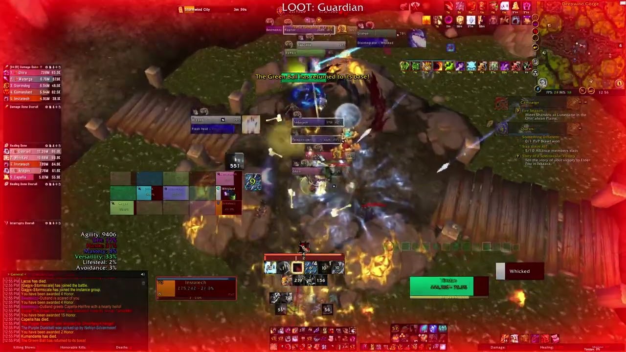 World of Warcraft - Guardian Druid Random BG's
