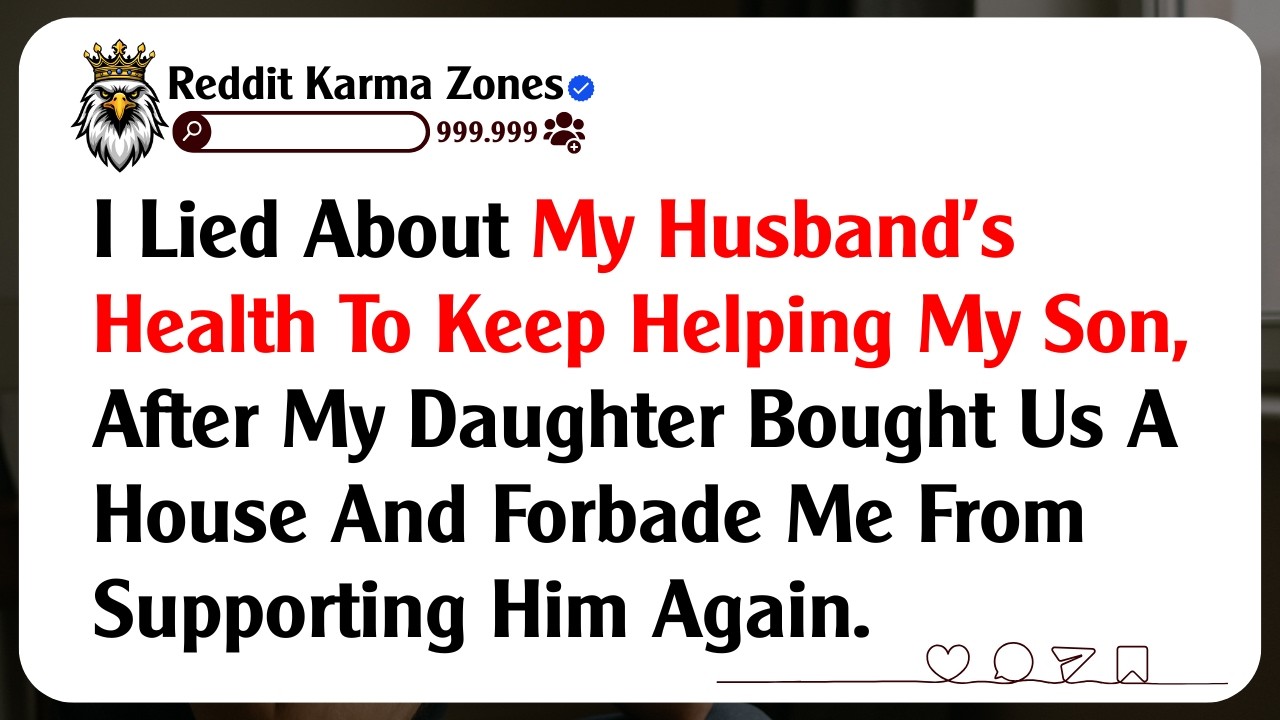I Lied About My Husband’s Health To Keep Helping My Son, After My Daughter Bought Us A House...