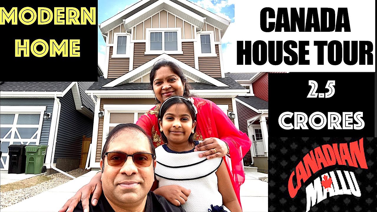 Canada House Tour 🌈  Luxury Modern Home in Alberta, Canada | Canadian Mallu 🇨🇦 Life in Canada |