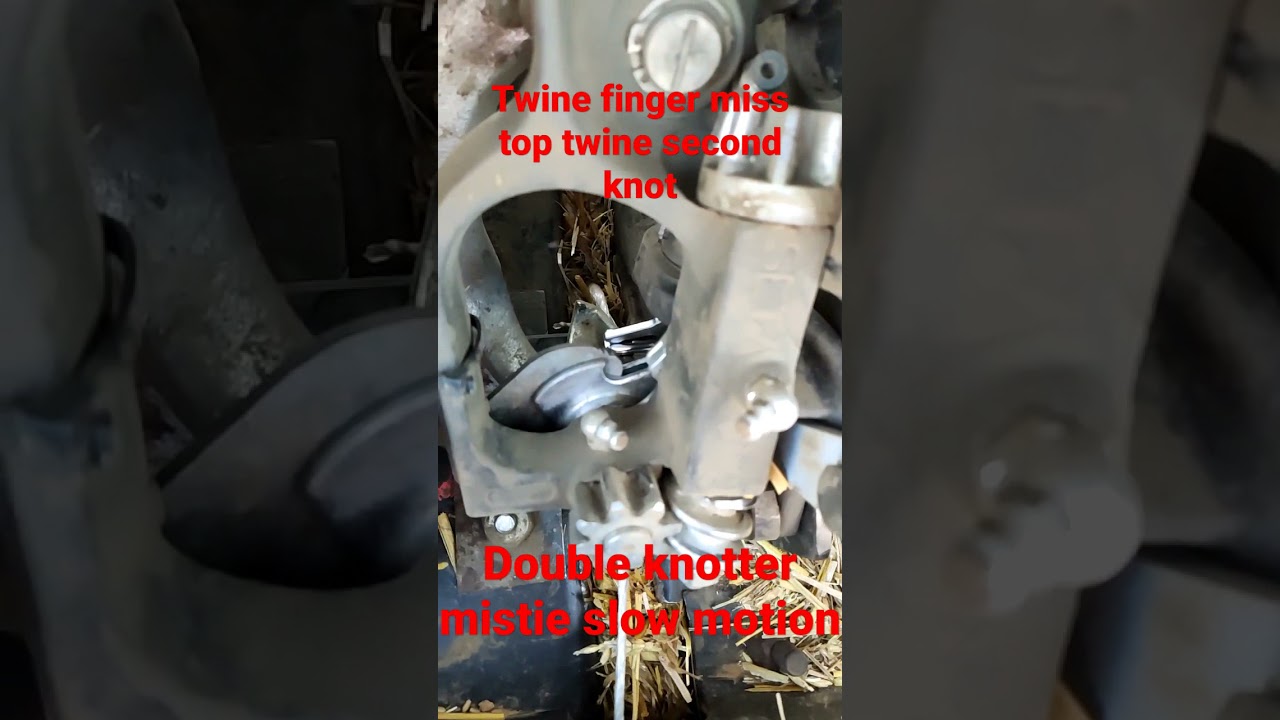 double knotter problems& misties 1. twine finger miss top twine second knot. flags up
